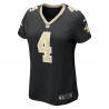 Derek Carr New Orleans Saints Nike Damen-Spieltrikot – Schwarz