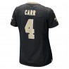 Derek Carr New Orleans Saints Nike Damen-Spieltrikot – Schwarz