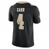 Derek Carr New Orleans Saints Nike Vapor F.U.S.E. Limitiertes Trikot – Schwarz