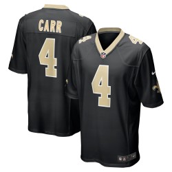 Derek Carr New Orleans Saints Nike Spieltrikot – Schwarz