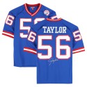 Lawrence Taylor New York Giants signiertes Fanatics Authentic 1986 Mitchell & Ness Blue Authentic Jersey