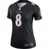 Lamar Jackson Baltimore Ravens Nike Alternate Legend Player Performance-Oberteil für Damen – Schwarz