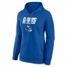 Daniel Jones New York Giants Damen-Pullover-Kapuzenpullover mit Wordmark-Spielername und -nummer für das Damenteam – Royalblau