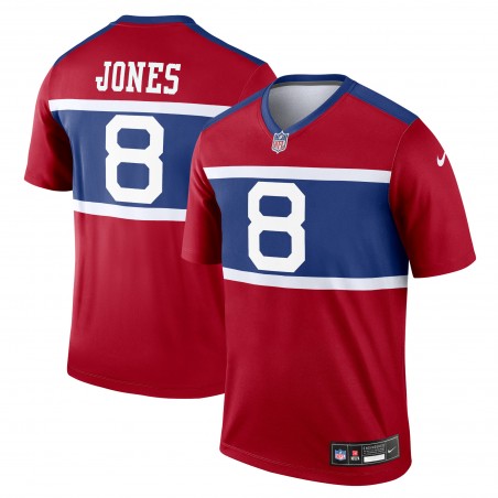 Daniel Jones New York Giants Nike Alternate Legend Player Performance Top – Rot