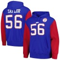 Lawrence Taylor New York Giants Mitchell & Ness Pullover-Hoodie mit Name und Nummer des pensionierten Spielers – Royalblau