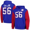 Lawrence Taylor New York Giants Mitchell & Ness Pullover-Hoodie mit Name und Nummer des pensionierten Spielers – Royalblau