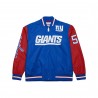 Lawrence Taylor New York Giants Mitchell & Ness Retired Player Graphic Full-Snap Satin Jacket – Königsblau