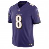 Lamar Jackson Baltimore Ravens Nike Vapor F.U.S.E. Limitiertes Trikot – Lila