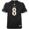 Lamar Jackson Baltimore Ravens Nike Jugend-Spieltrikot – Schwarz