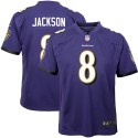 Lamar Jackson Baltimore Ravens Nike Jugend-Spieltrikot – Lila