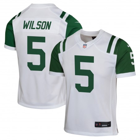 Garrett Wilson New York Jets Nike Classic Alternate Game-Trikot für Jugendliche – Weiß