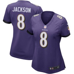 Lamar Jackson Baltimore Ravens Nike Game Player-Trikot für Damen – Lila