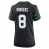 Aaron Rodgers New York Jets Nike Damen-Ausweichtrikot – Legacy Black