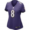 Lamar Jackson Baltimore Ravens Nike Game Player-Trikot für Damen – Lila