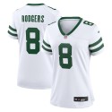 Aaron Rodgers New York Jets Nike Damen-Spieltrikot – Legacy White