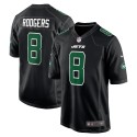 Aaron Rodgers New York Jets Nike Fashion Game-Trikot – Schwarz