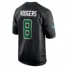 Aaron Rodgers New York Jets Nike Fashion Game-Trikot – Schwarz