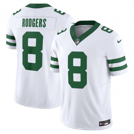 Aaron Rodgers New York Jets Nike Vapor F.U.S.E. Limitiertes Trikot – Legacy White