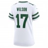 Garrett Wilson New York Jets Nike Damen-Spieltrikot – Legacy White