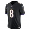 Lamar Jackson Baltimore Ravens Nike Vapor F.U.S.E. Limitiertes Trikot – Schwarz