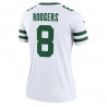 Aaron Rodgers New York Jets Nike Legend Player Performance-Oberteil für Damen – Legacy White