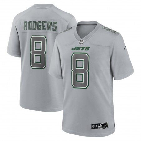 Aaron Rodgers New York Jets Nike Atmosphere Fashion Game-Trikot – Heather Grey