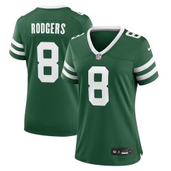 Aaron Rodgers New York Jets Nike Damen-Spieltrikot – Legacy Green