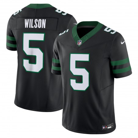 Garrett Wilson New York Jets Nike Alternate Vapor F.U.S.E. Limitiertes Trikot – Legacy Black