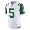 Garrett Wilson New York Jets Nike Classic Alternate Vapor F.U.S.E. Limitiertes Trikot – Weiß