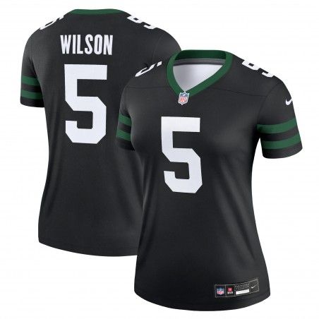 Garrett Wilson New York Jets Nike Alternate Legend Player Performance-Oberteil für Damen – Legacy Black