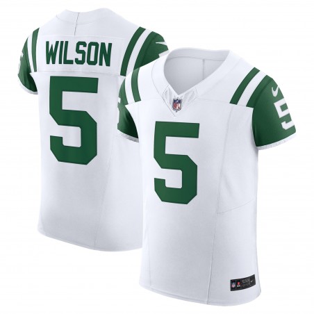 Garrett Wilson New York Jets Nike Classic Alternate Vapor F.U.S.E. Elite-Trikot – Weiß