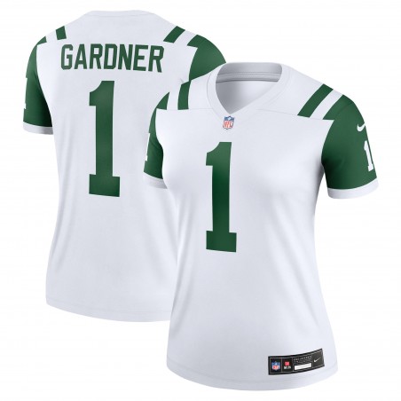 Ahmad Soße Gardner New York Jets Nike Women's Alternate Legend Player Performance Top - Classic Alternate White