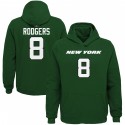 Aaron Rodgers New York Jets Youth Mainliner Spielername und Nummer Pullover Hoodie – Grün