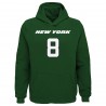 Aaron Rodgers New York Jets Youth Mainliner Spielername und Nummer Pullover Hoodie – Grün