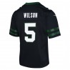 Garrett Wilson New York Jets Nike Alternate Game-Trikot für Jugendliche – Legacy Black