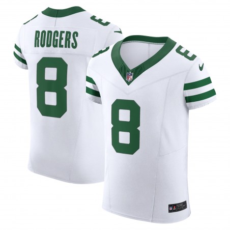 Aaron Rodgers New York Jets Nike Vapor F.U.S.E. Elite-Trikot – Legacy White