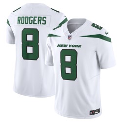 Aaron Rodgers New York Jets Nike Vapor F.U.S.E. Limitiertes Trikot – Spotlight White