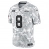 Aaron Rodgers New York Jets Nike 2024 Salute to Service Limited Trikot – Arctic Camo