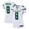 Aaron Rodgers New York Jets Nike Damen-Spielertrikot – Weiß