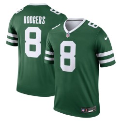 Aaron Rodgers New York Jets Nike Legend Player Performance Top – Legacy Green