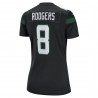 Aaron Rodgers New York Jets Nike Damen-Spielertrikot – Schwarz