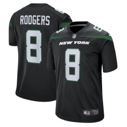 Aaron Rodgers New York Jets Nike Spieltrikot – Schwarz