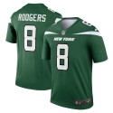 Aaron Rodgers New York Jets Nike Team Legend Player Performance Top – Gotham Green