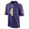 Zay Flowers Baltimore Ravens Nike Spieltrikot – Lila