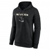 Roquan Smith Baltimore Ravens Damen-Kapuzenpullover mit Team-Wordmark-Spielername und -nummer – Schwarz