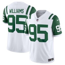 Quinnen Williams New York Jets Nike Classic Alternate Vapor F.U.S.E. Limitiertes Trikot – Weiß