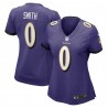 Roquan Smith Baltimore Ravens Nike Damen-Team-Spieltrikot – Lila