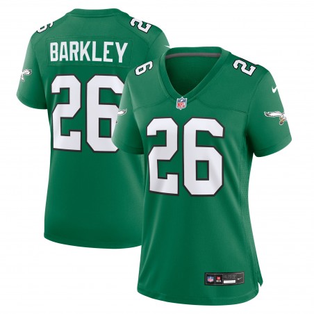 Saquon Barkley Philadelphia Eagles Nike Damen-Ausweichtrikot – Kelly Green