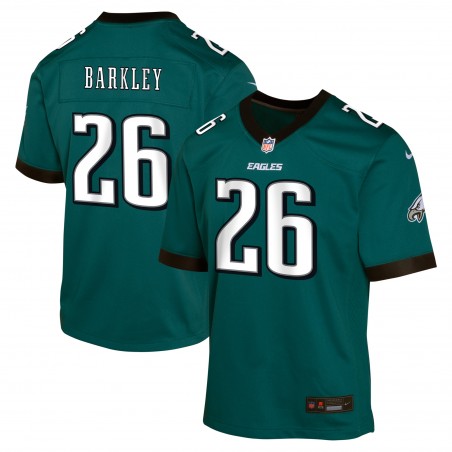 Saquon Barkley Philadelphia Eagles Nike Jugend-Teamspieler-Spieltrikot – Mitternachtsgrün