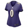 Roquan Smith Baltimore Ravens Nike Damen-Team-Spieltrikot – Lila